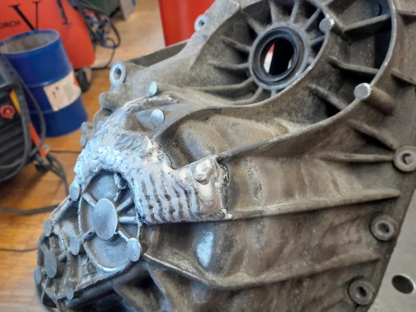 Reparatur Getriebe Aluguss