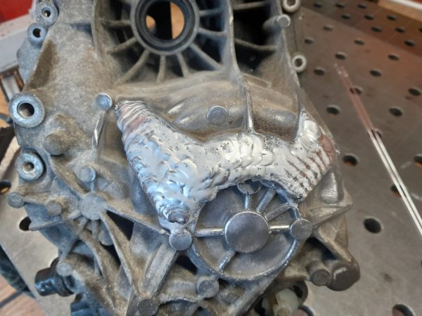 Reparatur Getriebe Aluguss